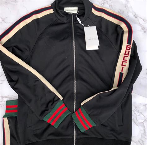 black Gucci tracksuit men's